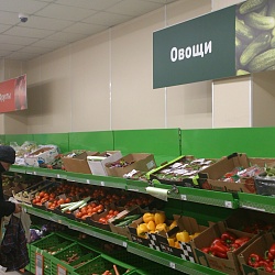 Негорючие панели в сети магазинов Дикси